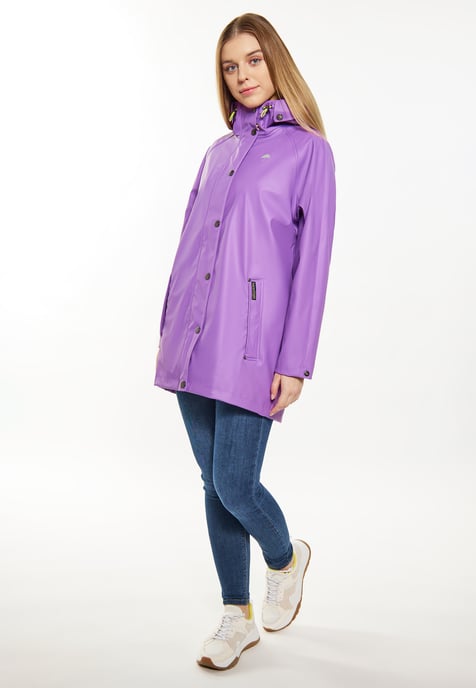 Schmuddelwedda raincoat women purple - Image 2