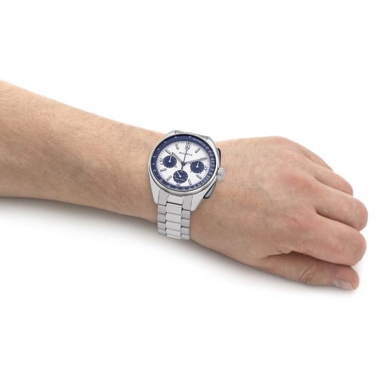 Bulova Lunar Pilot Men's Silver Watch 98K112