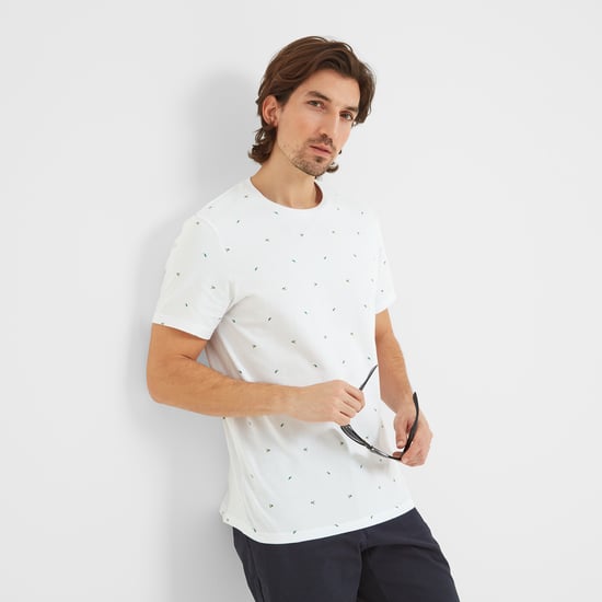Tapton Mens T-Shirt Optic White
