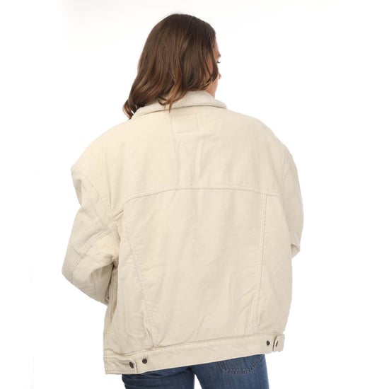 Women's Levis Plus 90s Sherpa Trucker Jacket in Cream