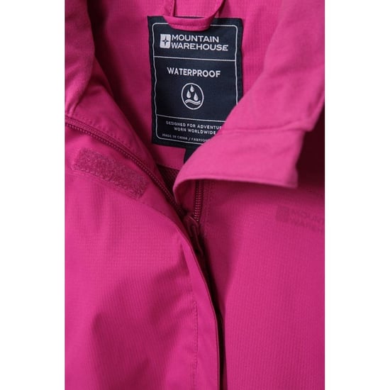 Mountain Warehouse Childrens/Kids Shelly II Waterproof Jacket (Berry) - Image 6