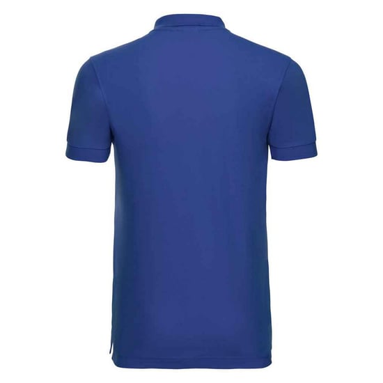Russell Mens Pique Stretch Polo Shirt (Bright Royal Blue) - Image 2