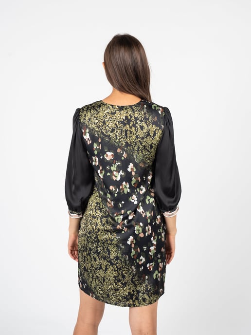 Liu Jo Vestido de mujer negro, verde - Image 5
