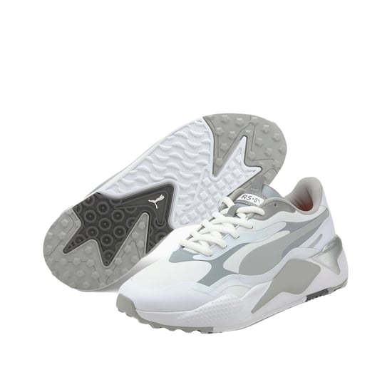 PUMA RS-G Quiet Shade Golf  Lace-Up White Synthetic Womens Trainers 194258 02
