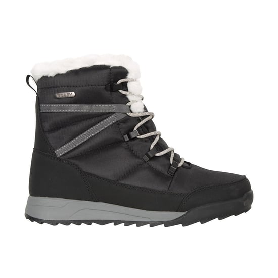 Mountain Warehouse Womens/Ladies Leisure II Snow Boots (Jet Black/White) - Image 4