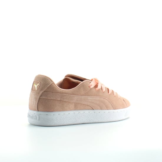 Puma Suede Crush Peach Leather Zapatillas de deporte con cordones para mujer 369251 02 - Image 6