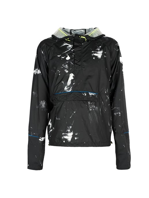 Les Hommes Chaqueta K Way del hombre negro, Blanco - Image 1