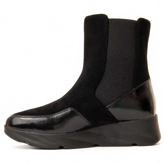Montevita Wedge Ankle Boot Calig2 In Black