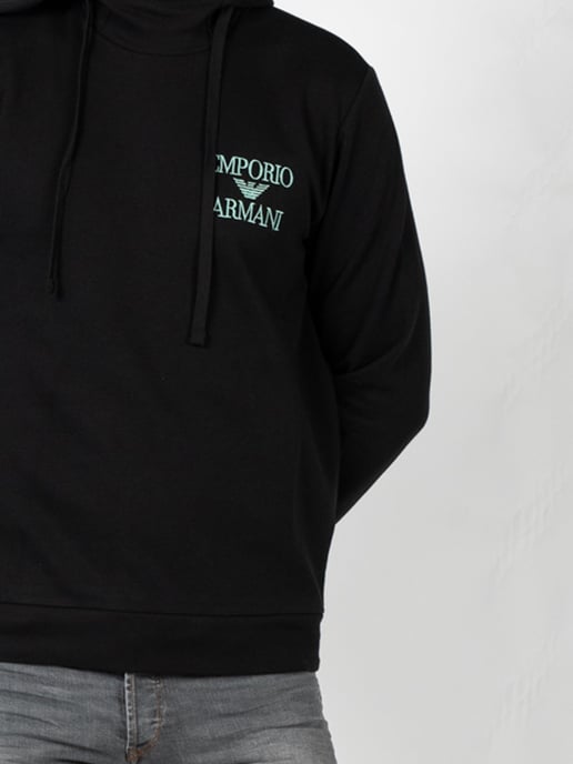 Emporio Armani Sudadera del hombre negro - Image 5