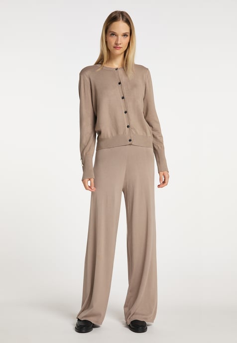 Dreimaster Cardigan women taupe - Image 2