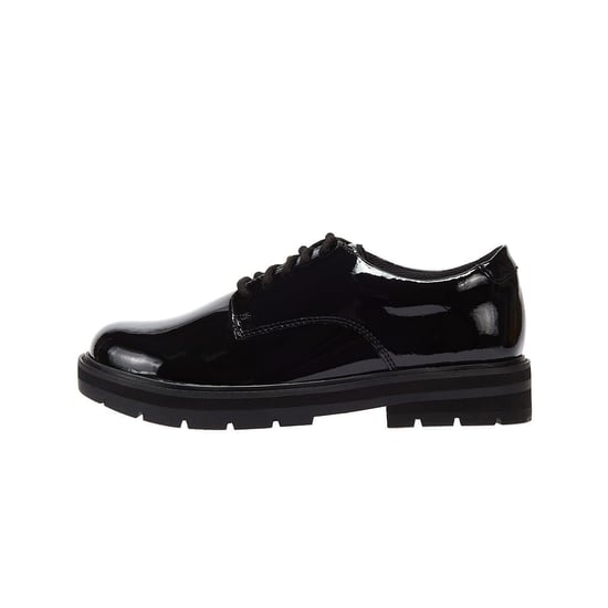Clarks Prague Lace O Youth Patent Shoes - Image 5