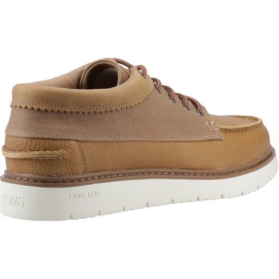 TOMS TRVL LITE Forrest Leather Men's Tan Lace-Up Shoes - Image 2