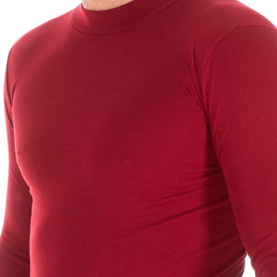 Men's long sleeve t-shirt with a medium high neck 1625-H