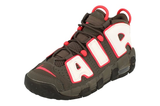 Nike Air More Uptempo Gs Basketball Black Trainers - Image 1