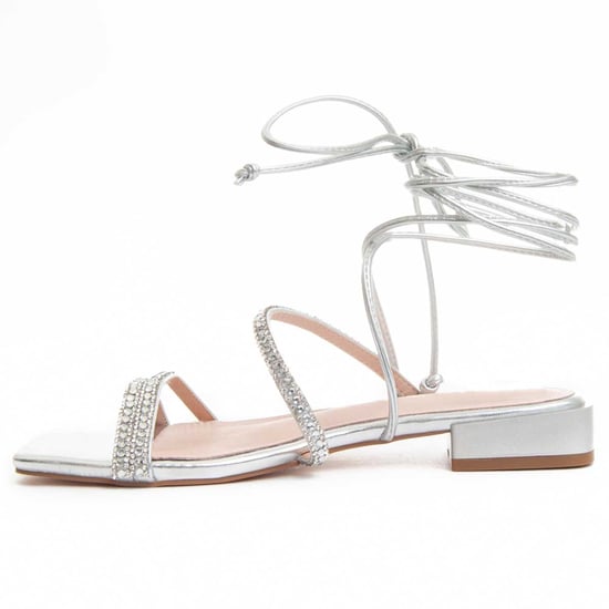 Sandalía plana Montevita Sandsum en plata - Image 5