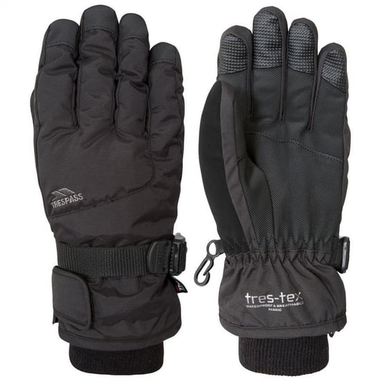 Trespass Childrens/Kids Ergon II Ski Gloves (Black) - Image 1