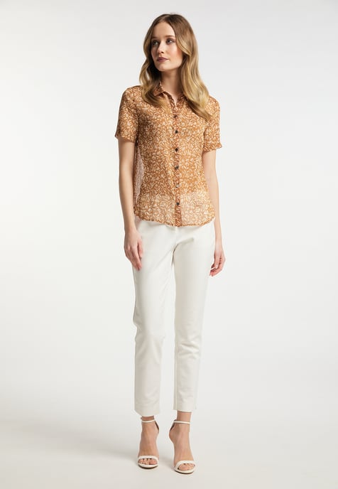 Dreimaster Blouse women camel - Image 2
