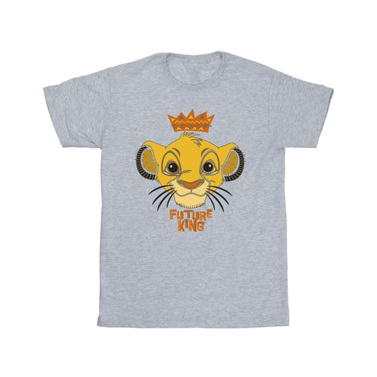 Disney Boys The Lion King Future King T-Shirt (Sports Grey) - Image 1