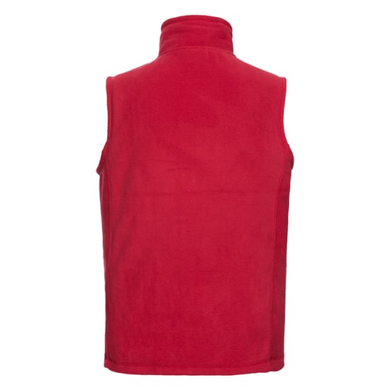 Russell Mens Fleece Outdoor Gilet (Classic Red) - Image 2