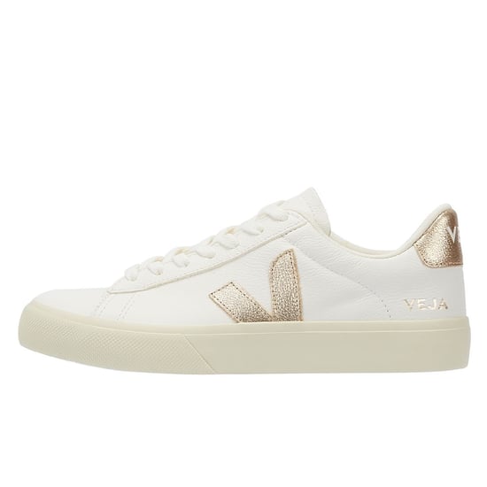 Veja Campo Platine Women's White/Gold Trainers - Image 5