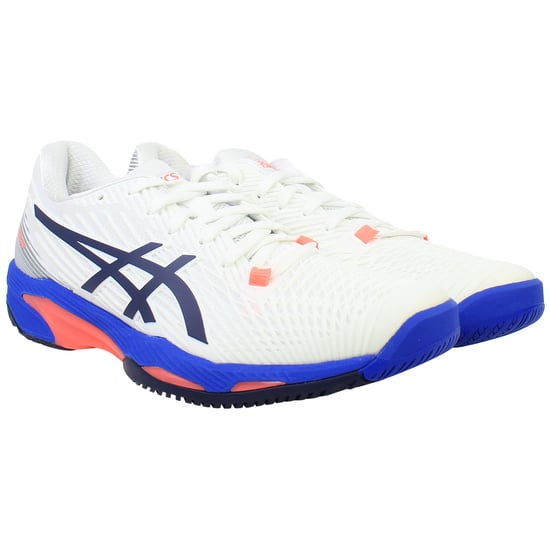 Asics Solution Speed FF 2 Womens White Tennis Shoes - Image 2