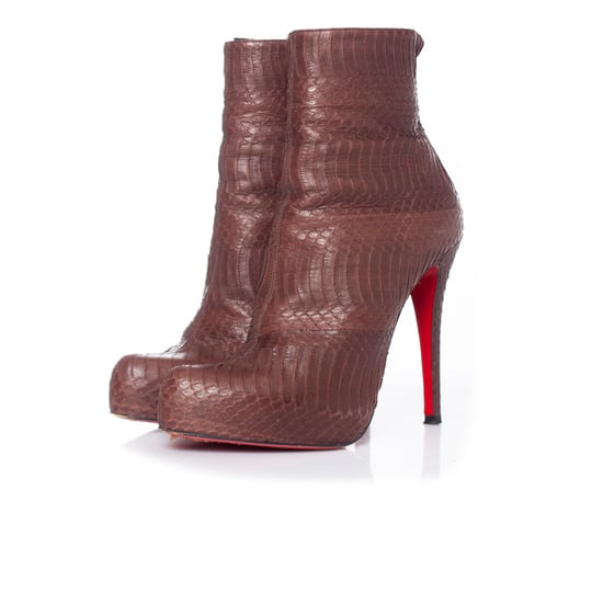 Snakeskin platform boots - Image 1