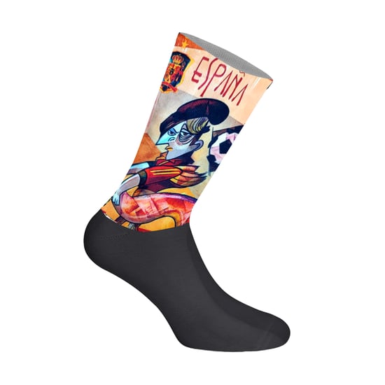 Unisex Elastic Printed Long Socks