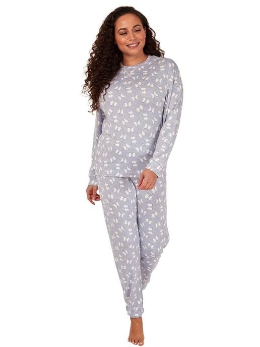 Penguin Print Long Sleeve Pyjama Set