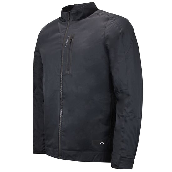 Oakley City Performance Long Sleeve Zip Up Black Mens Bomber Jacket 412423 02E