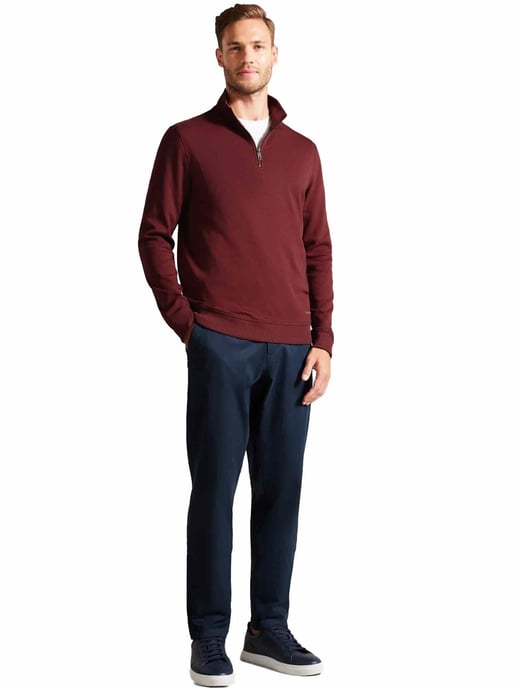 Ted Baker | Sudadera con cuello de embudo y media cremallera para hombre - Antram - Image 5