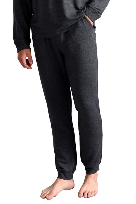 Pantalones de pijama para hombre Ted Baker | Pantalones de pijama largos transpirables y casuales con bolsillos - Charcoal - Image 1