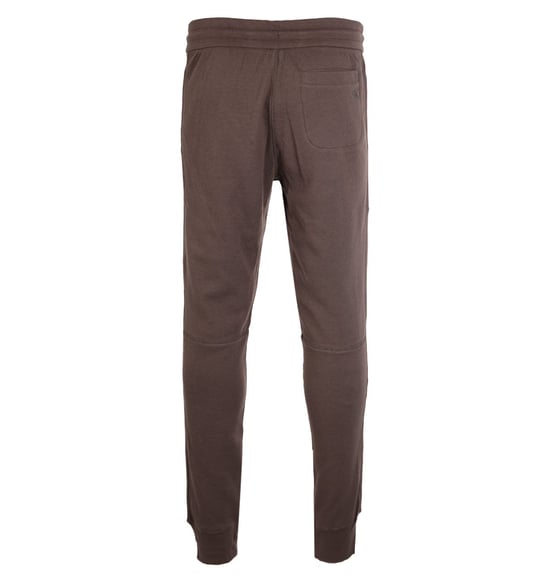 Men's Calvin Klein Monogram Badge Waffle Sweatpants in black green - Image 2