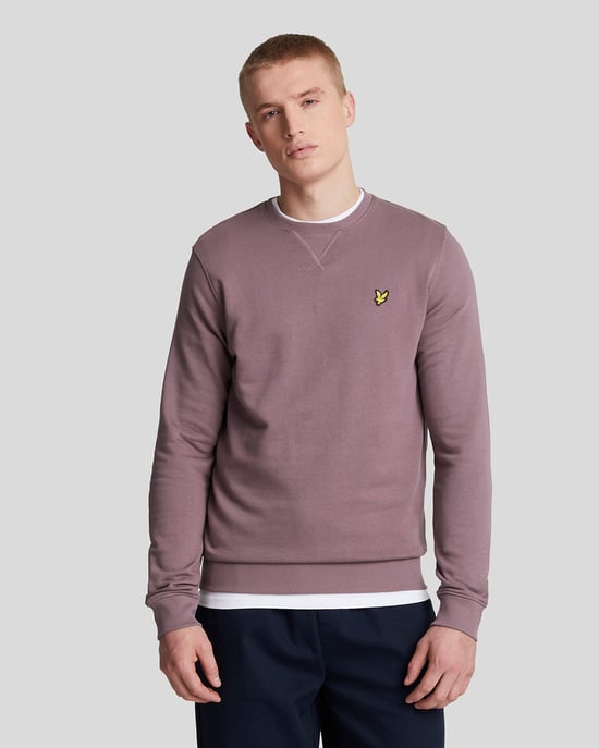 Sudadera tipo jersey violeta malva Highland con marca Lyle & Scott - Image 1