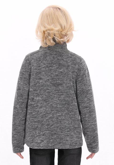 Schmuddelwedda fleece jacket Grey melange - Image 4