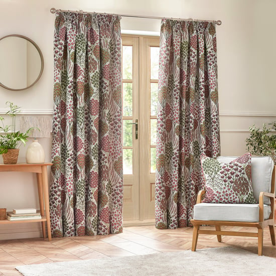 Wylder Nature Ophelia Floral Jacquard Polyester Filled Cushion