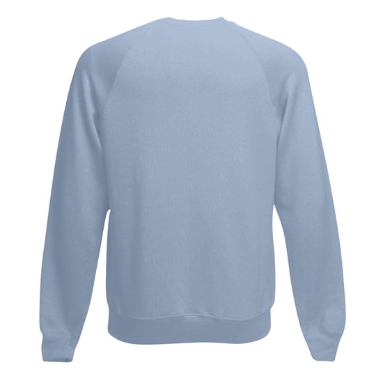 Fruit Of The Loom Mens Raglan Sleeve Belcoro® Sweatshirt (Mineral Blue) - Image 2