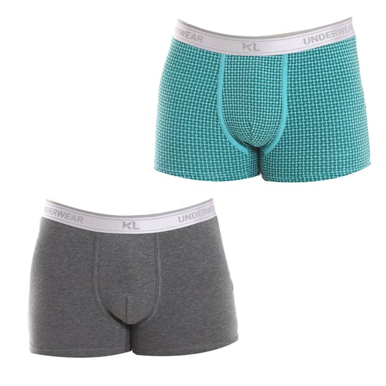 Pack-2 Breathable fabric boxers with anatomical front KL2016 men