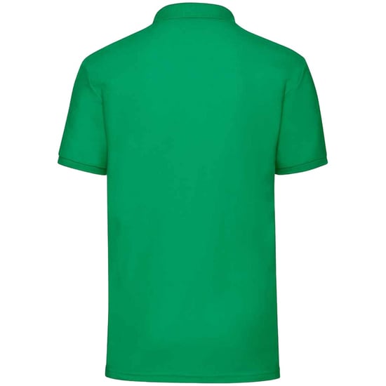 Fruit of the Loom Mens 65/35 Polo Shirt (Kelly Green) - Image 2