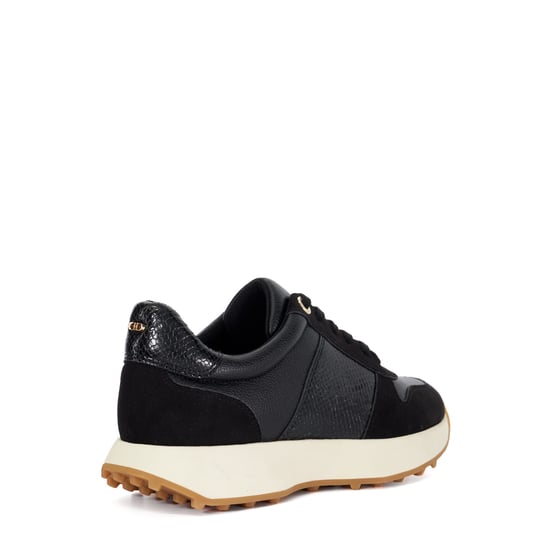 Dune Ladies Embossing - Gold Detail Lace-Up Runner
