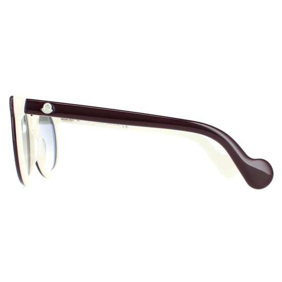 Moncler Round Womens Bordeaux Smoke Mirror ML0015
