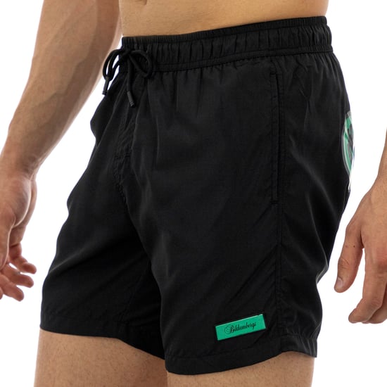 Bikkembergs Pantalones de Baño para Hombre Bubble Graffiti Negro - Image 4