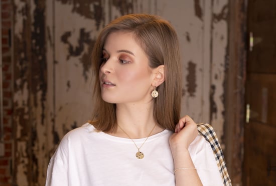 Orphelia 'Babette' Women's 925 Sterling Silver Set: Necklace + Earrings + Ring - Gold SET-7504/G - Image 6