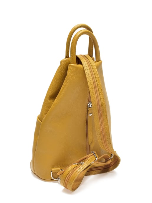 Carla Ferreri SS22 CF 1625 Mustard Leather Bag - Image 2