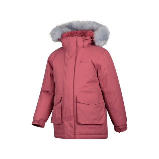 Mountain Warehouse Childrens/Kids Ranger Logo Water Resistant Jacket (Pink) - Image 4