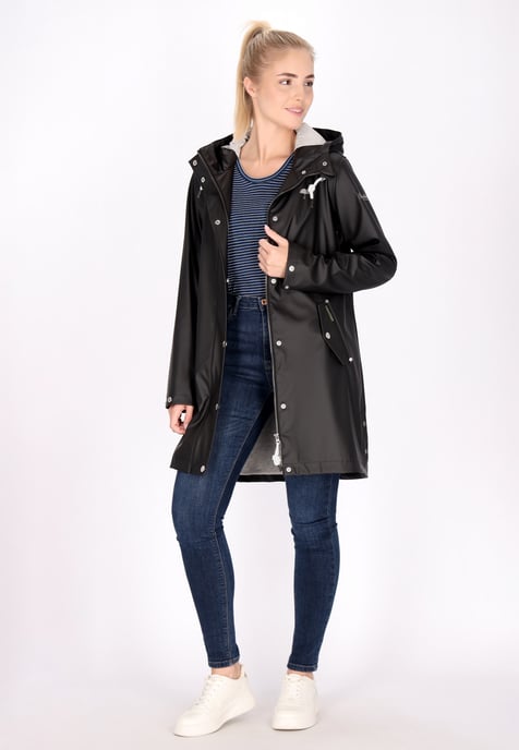 Schmuddelwedda raincoat women black - Image 2