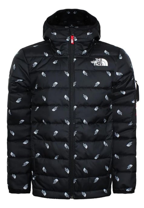 Chaqueta acolchada para niño The North Face Junior II / TNF con estampado de logotipo entrelazado en negro - Image 3