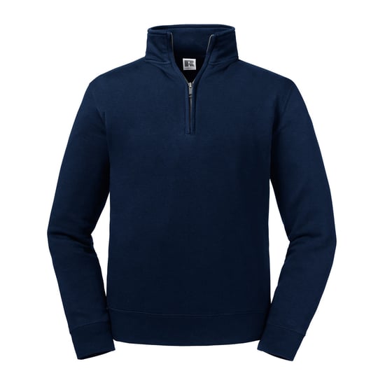Russell Mens Authentic Quarter Zip Sweatshirt (French Navy) - Image 1
