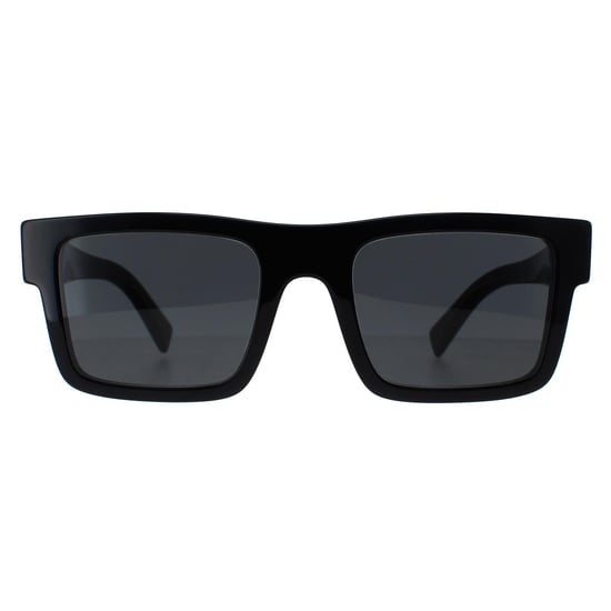 Prada Rectangle Mens Black Dark Grey PR19WS