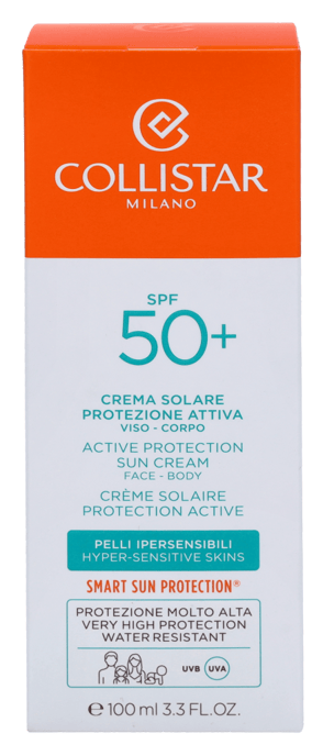Collistar Crema Solar de Protección Activa para Cara y Cuerpo 50+ 100 ml - Image 2