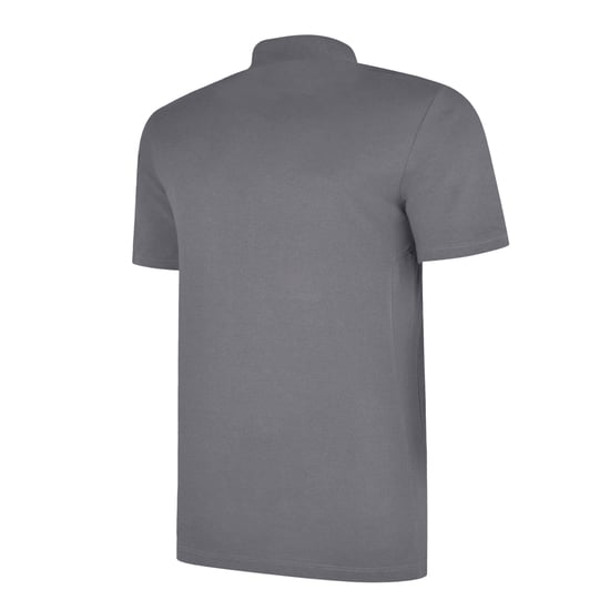 Umbro Mens Essential Polo Shirt (Carbon/White) - Image 2